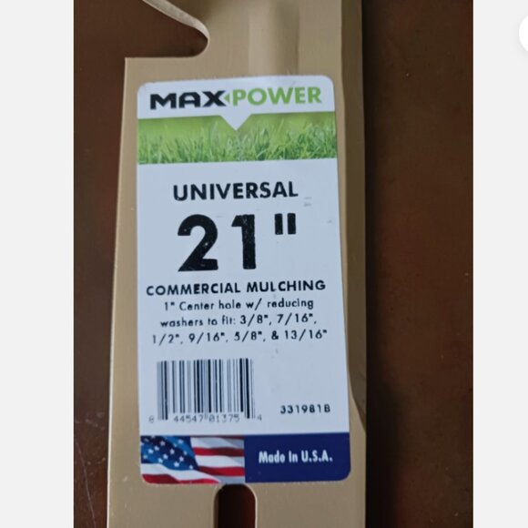 21-Inch Universal Gold Metal Comercial Mulching Lawn Mower Blade 331981B - Picture 12 of 12